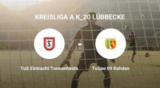 TuSpo 09 Rahden verliert gegen TuS Eintracht Tonnenheide