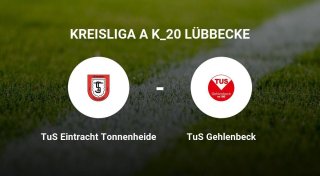 TuS Eintracht Tonnenheide um Längen schlechter als TuS Gehlenbeck