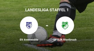 SF DJK Mastbruch erzielt knappen Erfolg gegen SV Avenwedde