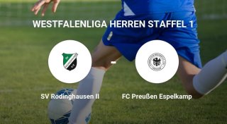 FC Preußen Espelkamp setzt sich knapp durch gegen SV Rödinghausen II