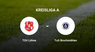 Das Spiel zwischen dem TSV Löhne und dem TuS Bruchmühlen endet unentschieden