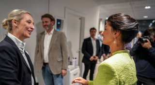 BSW-Chefin Wagenknecht will Brandmauer zur AfD einreißen