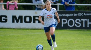 Arminias Neuzugang Lea Bultmann vor dem Topspiel gegen den BVB: Sport und Beruf jetzt an einem Ort
