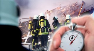 Schafft es die Bünder Feuerwehr schnell genug zum Einsatzort?