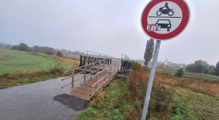 Behelfsbrücke in Bünde steht seit 21 Monaten: Ist jetzt ein Ende in Sicht?