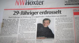 Durchbruch im Mordfall Tino Werner aus Bad Driburg: Verhaftung mehr als 20 Jahre nach der Tat
