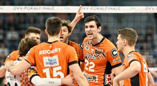 BR Volleys gewinnen dank Hanes Final-Krimi gegen Düren