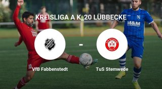Heimniederlage auf dem Rasenplatz 1 Fabbenstedt - VfB Fabbenstedt verliert gegen TuS Stemwede