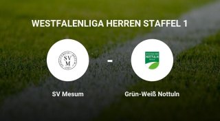 SV Mesum gegen Grün-Weiß Nottuln trennen sich unentschieden