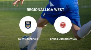 SC Wiedenbrück bietet Fortuna Düsseldorf U23 Paroli