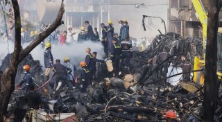 Flugzeugabsturz in Indien: Was wir wissen - und was nicht