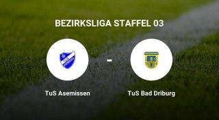 Das Team des TuS Asemissen gegen den TuS Bad Driburg trennen sich unentschieden
