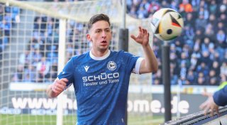 Arminia-Trainer Kniat über Wörl: „Wenn Deutschland ruft, dann stehst du stramm“
