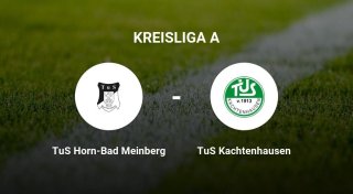 Das Spiel zwischen dem TuS Horn-Bad Meinberg und dem TuS Kachtenhausen endet unentschieden