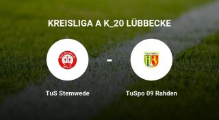 TuS Stemwede erleidet erniedrigende Pleite gegen TuSpo 09 Rahden
