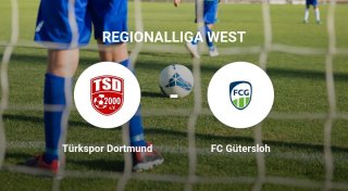 Das Spiel zwischen der Türkspor Dortmund und dem FC Gütersloh endet unentschieden