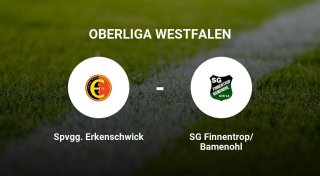 Remis im Duell zwischen der Spvgg. Erkenschwick und der SG Finnentrop/Bamenohl