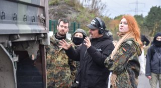 Mit vielen Fotos: Dramatischer Filmdreh im Kreis Gütersloh sorgt für Aufsehen