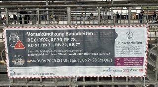 Eine Woche kein Bahnhalt in Herford: Das müssen Zugreisende jetzt wissen