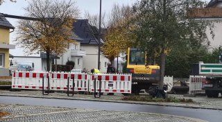Vorbereitung auf Weihnachten: Warum am Blücherplatz in Spenge gearbeitet wird