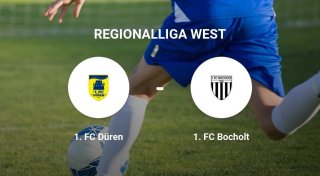 1. FC Bocholt bietet 1. FC Düren Paroli