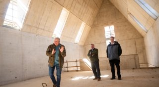 Exklusiver Blick in die Baustelle: Archäologisches Fenster öffnet den Blick in Herfords Geschichte