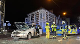 Turnerstraße in Bielefeld nach Verkehrsunfall am Abend kurzzeitig gesperrt