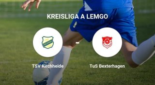 Das Team des TSV Kirchheide gegen den TuS Bexterhagen trennen sich unentschieden