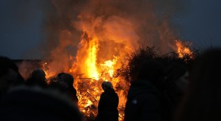 Osterfeuer im Kreis Herford 2024