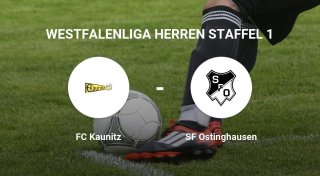 Remis im Duell zwischen dem FC Kaunitz und den SF Ostinghausen