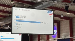 Fragezeichen nach skurriler Rede bei AfD-Jugendkongress