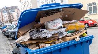 Ausfall der Altpapier-Sammlung in Bielefeld: Heute wird Tour nachgefahren