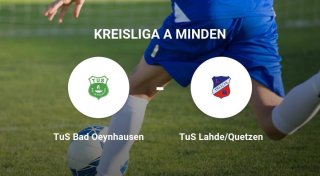 Knappe Niederlage für TuS Lahde/Quetzen gegen TuS Bad Oeynhausen