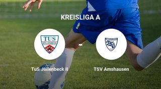 TuS Jöllenbeck II sichert sich knappen Sieg gegen den TSV Amshausen