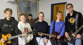 Diese Schülerband aus Bad Driburg arbeitet mit einem Proficoach am Durchbruch