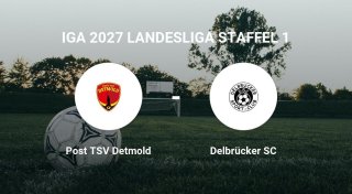 Post TSV Detmold setzt sich knapp durch gegen Delbrücker SC