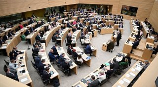 Hakenkreuz auf Stimmzettel im Stuttgarter Landtag geschmiert
