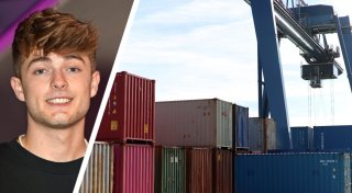 Youtuber verschickt sich selbst per Schiff und landet am Mindener Hafen