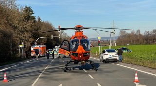 62-jähriger Motorradfahrer bei Unfall in Enger schwer verletzt
