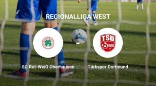 Das Match zwischen dem SC Rot-Weiß Oberhausen und der Türkspor Dortmund endet unentschieden
