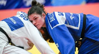Seija Ballhaus holt überraschend Gold bei Judo-EM
