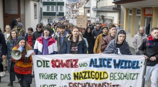 Fünf Festnahmen bei Protest am Wohnort von Alice Weidel