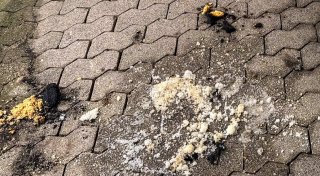 Brandschlag mit Windel in Hiddenhausen: Wer wollte einen Tesla in Flammen setzen?