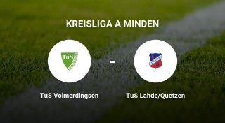 TuS Volmerdingsen setzt sich knapp durch gegen TuS Lahde/Quetzen