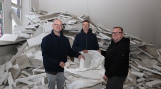 Buchturm mit Krimi-Keller geplant: Umbau des Löhner Bahnhofs startet