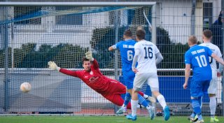 Brakes Kicker sind im Bielefelder Derby von Beginn an voll da