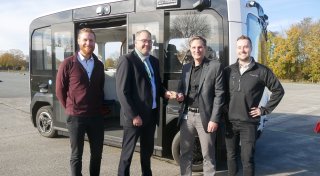 Autonome Shuttle-Busse fahren bald durchs Paderborner Zukunftsquartier