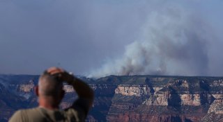 Rauchwolken über dem Grand Canyon: Feuer weitet sich aus