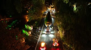 Bundeswehr-Airbus im Serengeti-Park angekommen