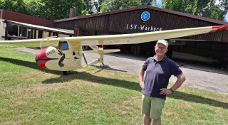 Motorkrähe in Warburg: Eine Legende aus der Luftfahrtgeschichte hebt wieder ab